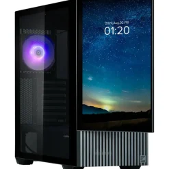 Zalman Z10 DS mit Display Midi Tower ohne Netzteil schwarz