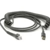 Zebra Cable USB, coiled