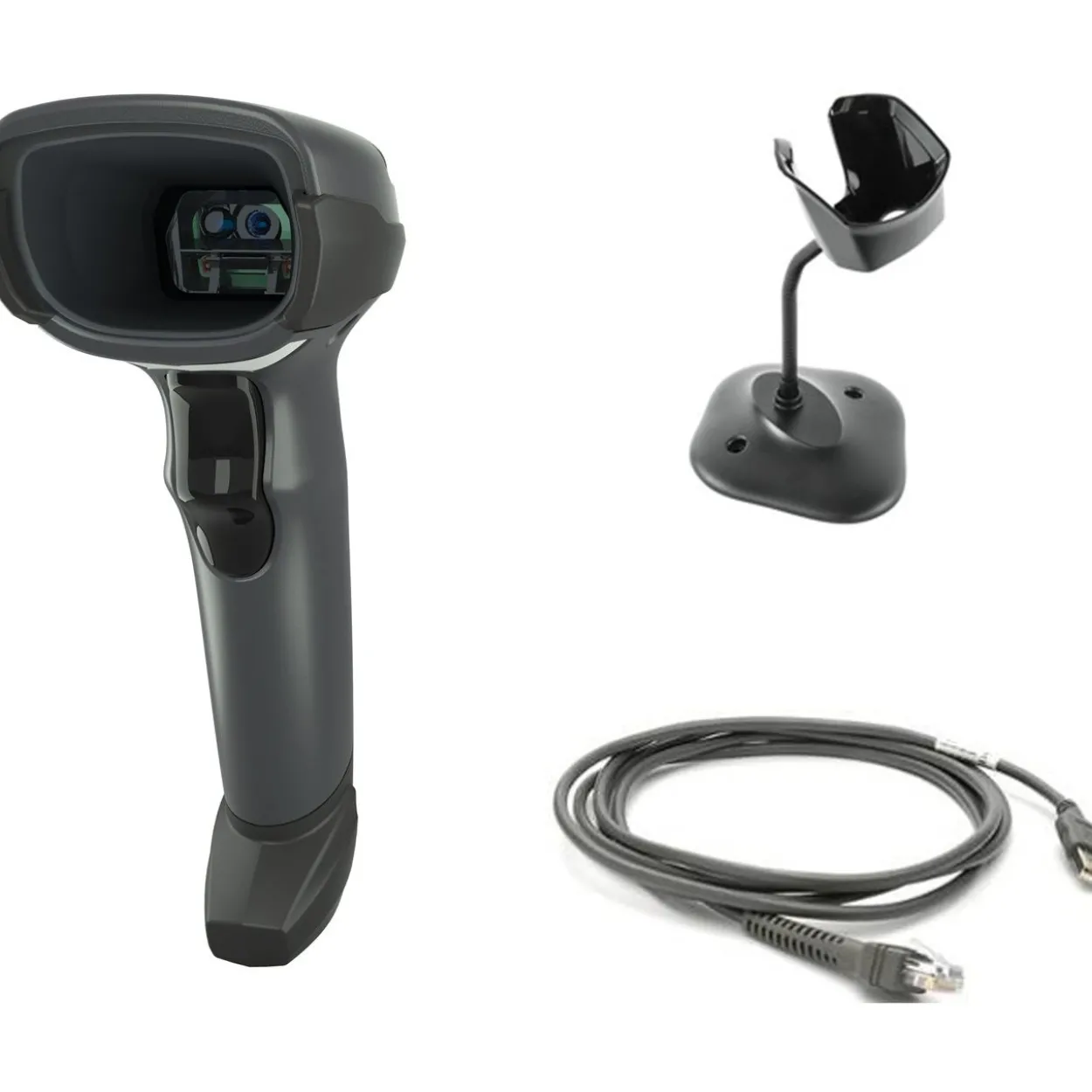 Zebra DS4608-SR WITH STAND USB schwarz
