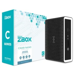ZOTAC ZBOX CI649 Nano Barebone Intel Core i5-1335U 2XDDR5 SODIMM 1xSATA 1xM.2 Dual Lan WiFi 6 Blueatooth 5.2 4xUSB 3.1 1xUSB 2.0