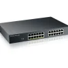 ZYXEL GS1915-24EP 24-port GbE davon 12 Ports PoE+ 130 Watt 802.3at Smart Switch NebulaFlex rackmount smart fan