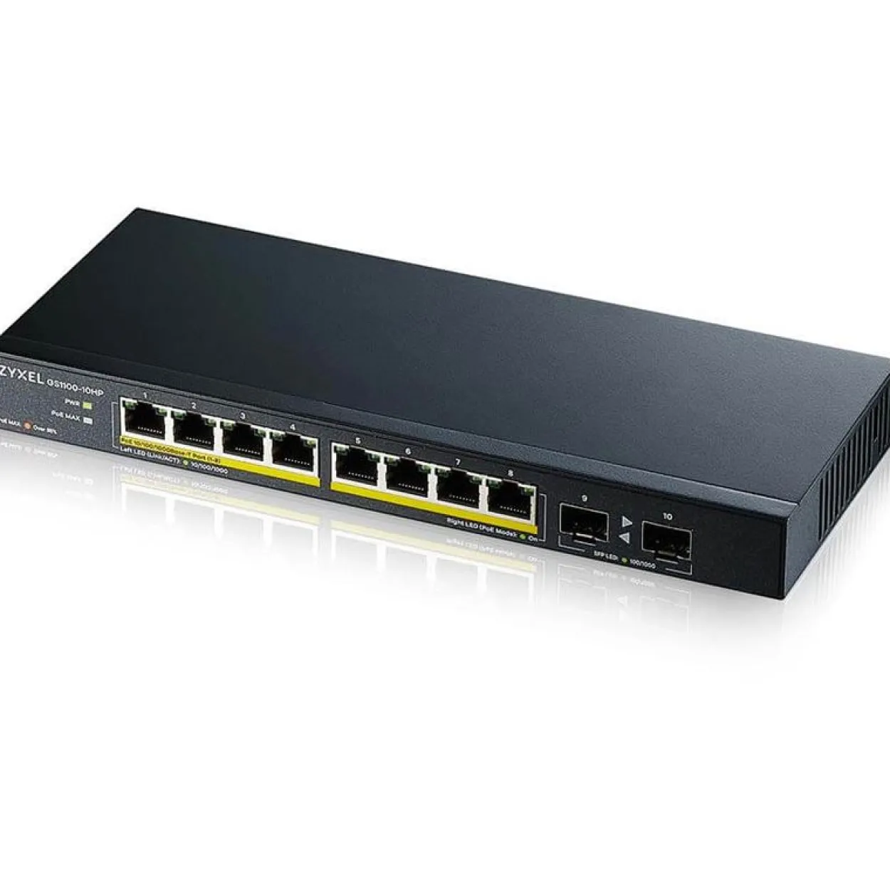 ZyXEL GS1100-10HP v2 10 Port unmanaged PoE+ 8x Gigabit