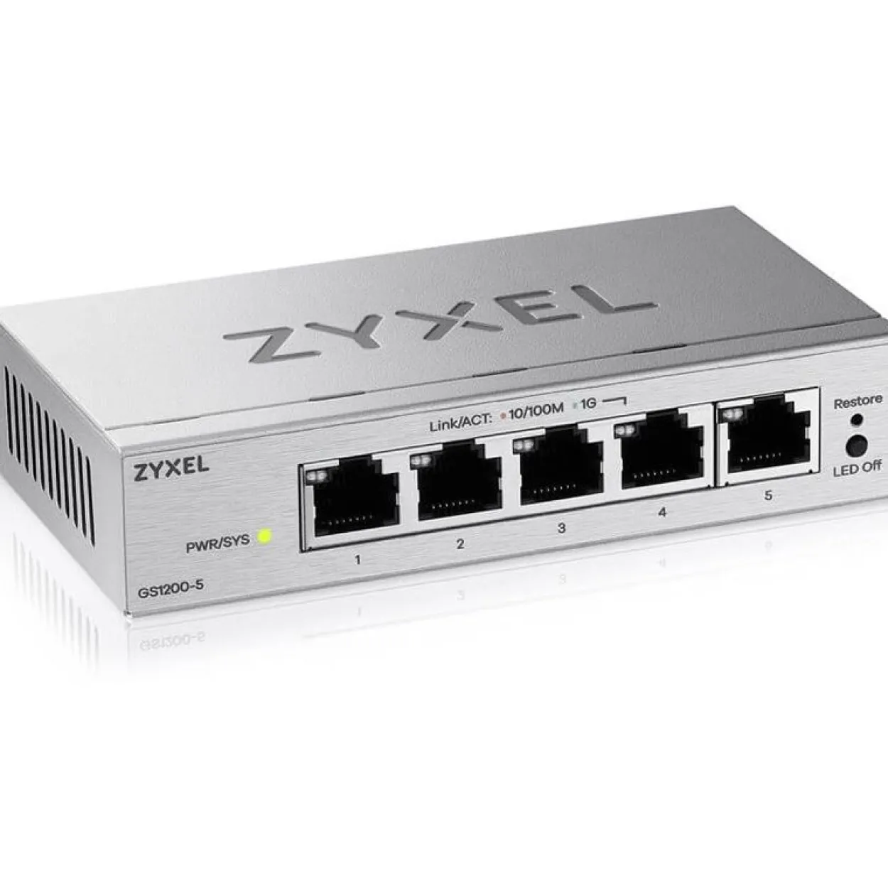 Zyxel GS1200-5V3 5-Port Gigabit web / smart managed Switch