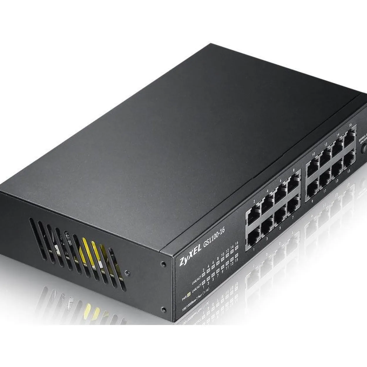 Zyxel 16 Port Gigabit unmanaged Switch, Slimline Version