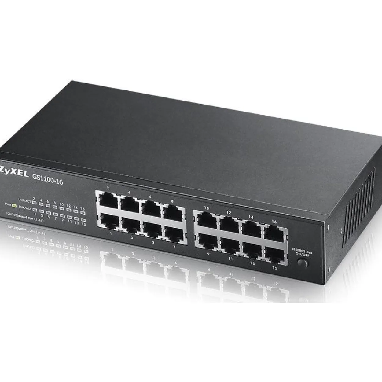 Zyxel 16 Port Gigabit unmanaged Switch, Slimline Version