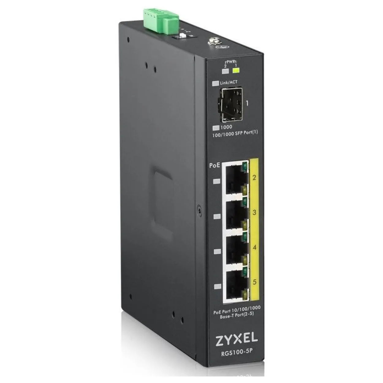 ZyXEL 5x GE RGS100-5P PoE Switch