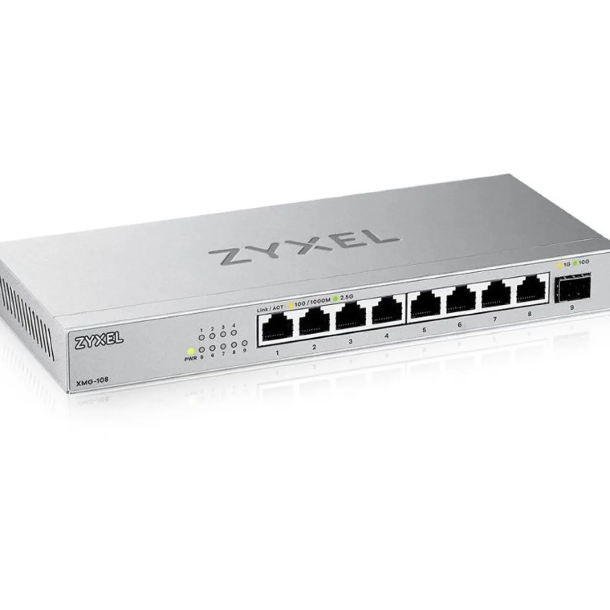 ZYXEL XMG-108 8 Port 10/2,5G MultiGig Switch unmanaged