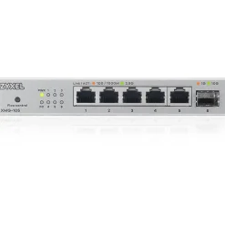 ZYXEL XMG-105 5 Ports 2.5G + 1 SFP+ MultiGig unmanaged Desktop Switch